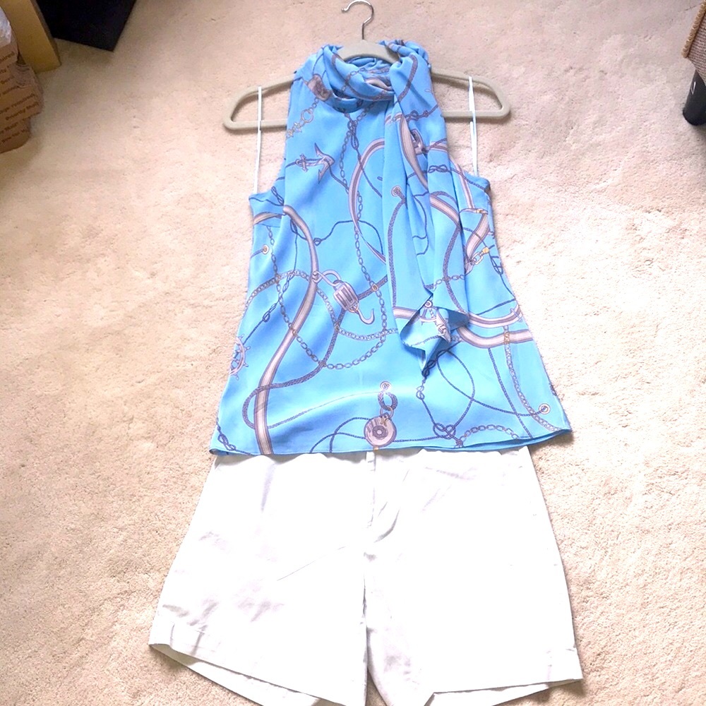 Nautica silk top
